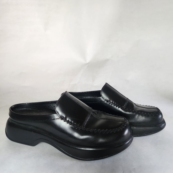 Dansko Madigan Black Leather Slip On Mule Size 41 US 10.5-11 - Picture 2 of 16